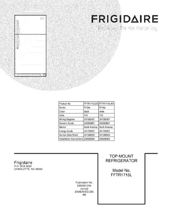 Diagram for FFTR1715LW3