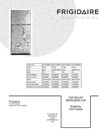 Diagram for FGHT1846KF7