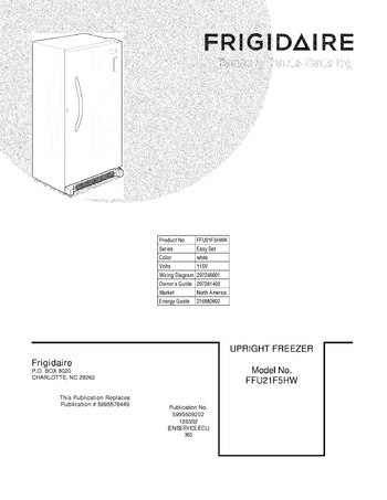 Diagram for FFU21F5HWK