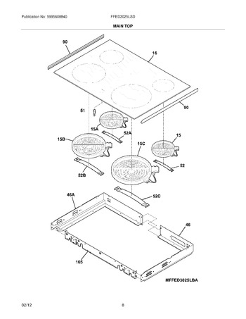 Diagram for FFED3025LSD