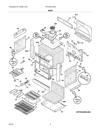 Diagram for FFED3025LWD