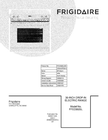 Diagram for FFED3025LWD