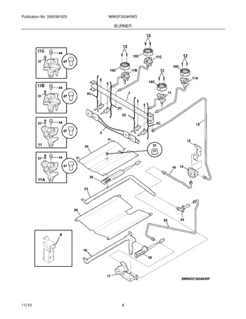 Diagram for WWGF3004KWG