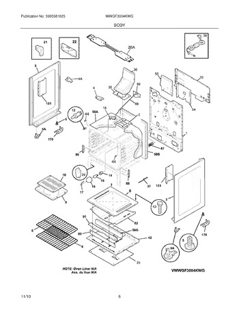 Diagram for WWGF3004KWG