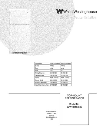 Diagram for WWTR1502KWB