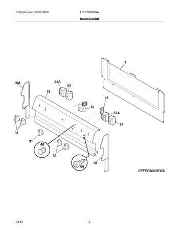 Diagram for FFEF3003NWA