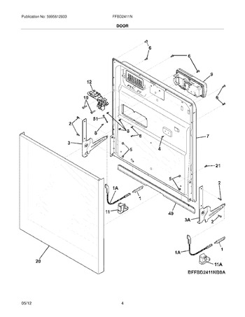 Diagram for FFBD2411NB0A