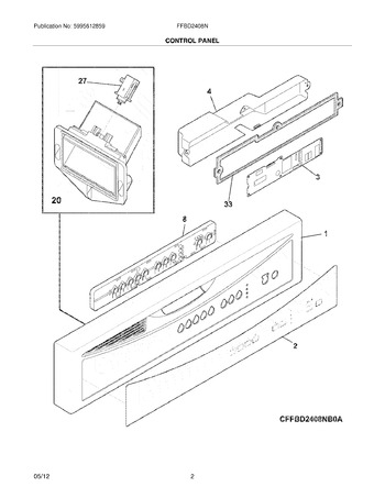 Diagram for FFBD2408NW0A