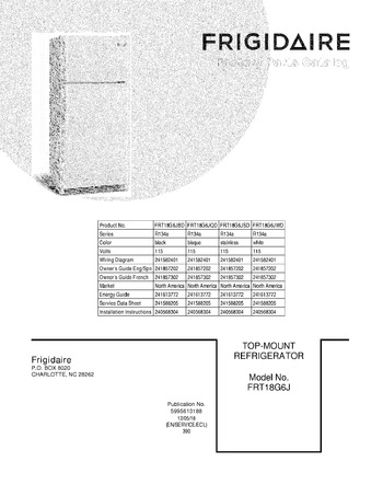 Diagram for FRT18G6JWD