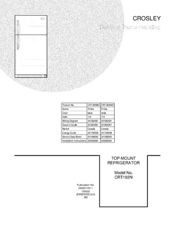 Diagram for CRT182NW2