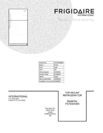 Diagram for FGTD23V6MW1