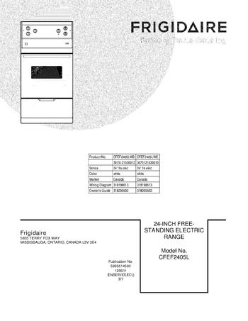 Diagram for CFEF2405LWB