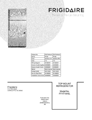 Diagram for FFHT1816LS7