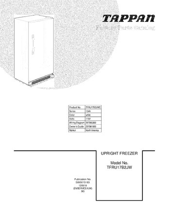 Diagram for TFRU17B2JWC