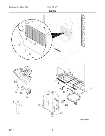 Diagram for FFU21F5HWT