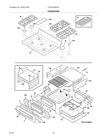 Diagram for FGGF305MKFN