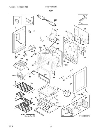 Diagram for FGGF305MKFN