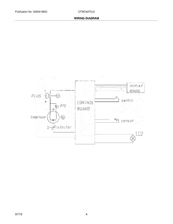 Diagram for CFWC42F5LS