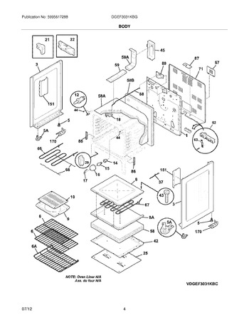 Diagram for DGEF3031KBG