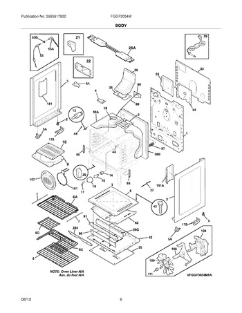 Diagram for FGGF3054MBB