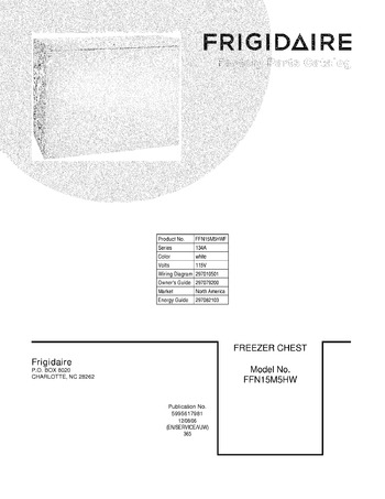 Diagram for FFN15M5HWF