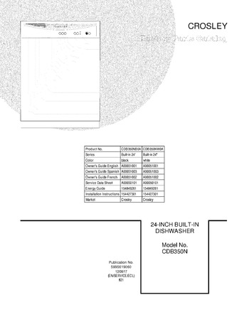 Diagram for CDB350NW0A