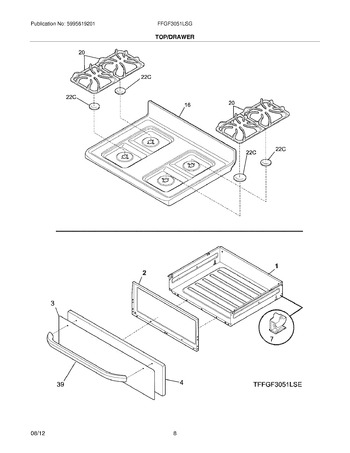 Diagram for FFGF3051LSG