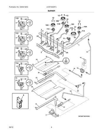 Diagram for LGGF3042KFJ