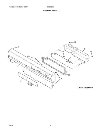 Diagram for CDB900NW0A