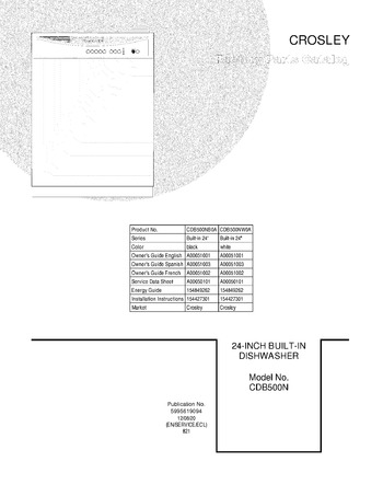 Diagram for CDB500NW0A