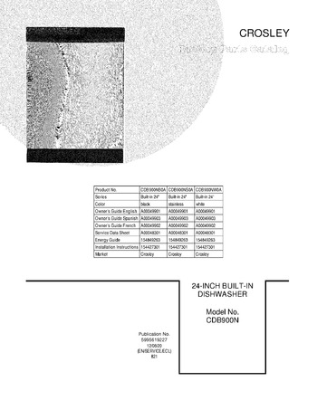 Diagram for CDB900NW0A