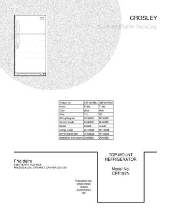 Diagram for CRT182HNW2