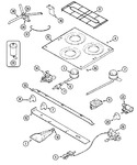 Diagram for 02 - Main Top & Burner Assembly