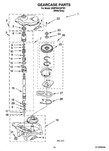 Diagram for 2DMTW5705TW1