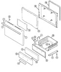 Diagram for 02 - Door/drawer (crp5300axx)