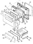 Diagram for 03 - Door/drawer (3121wp)