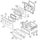 Diagram for 03 - Door/drawer (3127wtx Model)