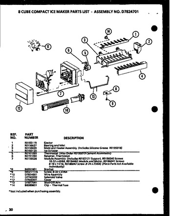 Diagram for 36598 (BOM: P1108404W)