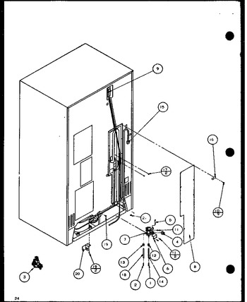 Diagram for 36598 (BOM: P1108404W)