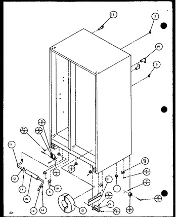 Diagram for 36598 (BOM: P1108404W)