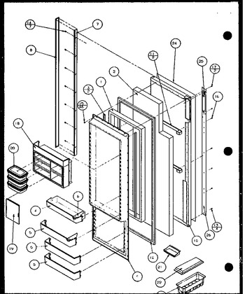 Diagram for 36598 (BOM: P1108404W)