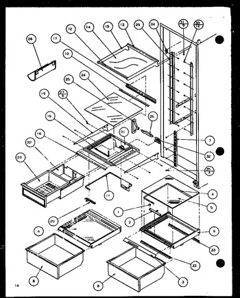 Diagram for 36598 (BOM: P1108404W)