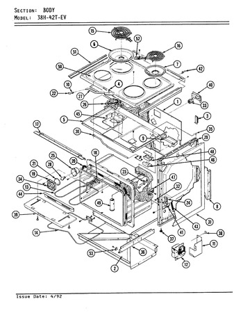 Diagram for 38HN-42TVW-EV