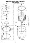 Diagram for 03 - Agitator, Basket And Tub Parts