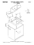 Diagram for 01 - Top And Cabinet Parts