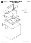 Diagram for 01 - Top And Cabinet Parts