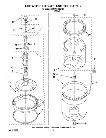 Diagram for 4KMVWC405WQ0