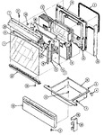 Diagram for 02 - Door/drawer (6551xrx & 6651xrx)