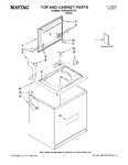 Diagram for 01 - Top And Cabinet Parts