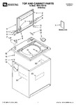 Diagram for 01 - Top And Cabinet Parts